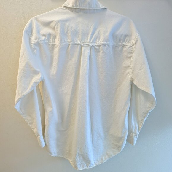 H&M Oversized Button-Down Shirt – XS White - Picture 4 of 4